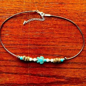 Turquoise Turtle Necklace